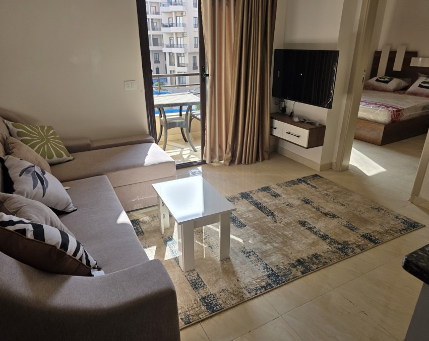 Nowy, umeblowany apartament 46m w resorcie Aqua Tropical